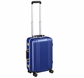 Zero Halliburton Classic Polycarbonate 2.0-19" Carry-On 4-Wheel Spinner, Blue