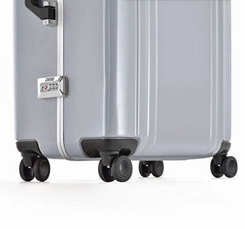 Zero Halliburton Classic Polycarbonate 2.0-19" Carry-On 4-Wheel Spinner, Blue