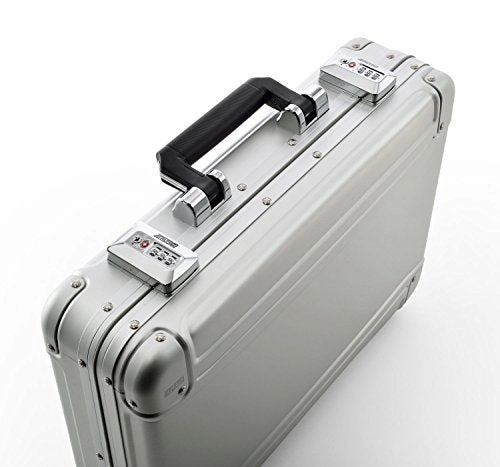 Zero Halliburton Geo Aluminum 2.0 Large Attache Silver