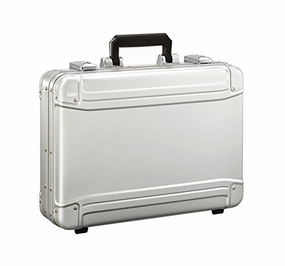 Zero Halliburton Geo Aluminum 2.0 Large Attache Silver
