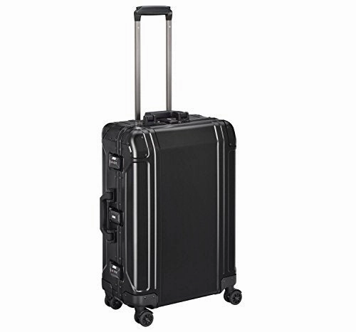 Zero Halliburton Geo Aluminum 3.0-24" 4-Wheel Spinner, Black