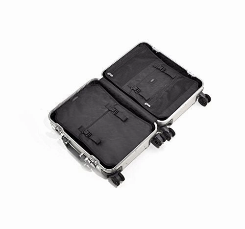 Zero Halliburton Geo Aluminum 3.0 Carry-On 2 Wheel Travel Case Zrg2520 (Black)