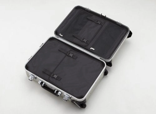 Zero Halliburton Geo Aluminum Carry On 4 Wheel Spinner Travel Case, Silver, One Size