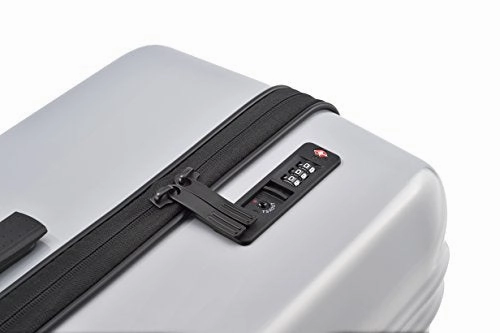 Zero Halliburton Zrl-22" Domstic Carry-On 4-Wheel Spinner, Silver