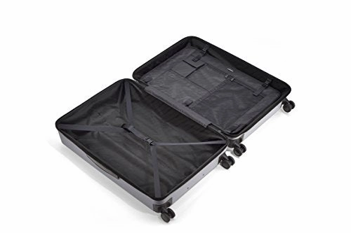 Zero Halliburton Zrl-22" Domstic Carry-On 4-Wheel Spinner, Silver