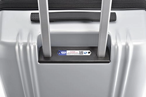 Zero Halliburton Zrl-22" Domstic Carry-On 4-Wheel Spinner, Silver