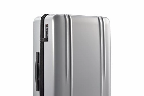 Zero Halliburton Zrl-22" Domstic Carry-On 4-Wheel Spinner, Silver