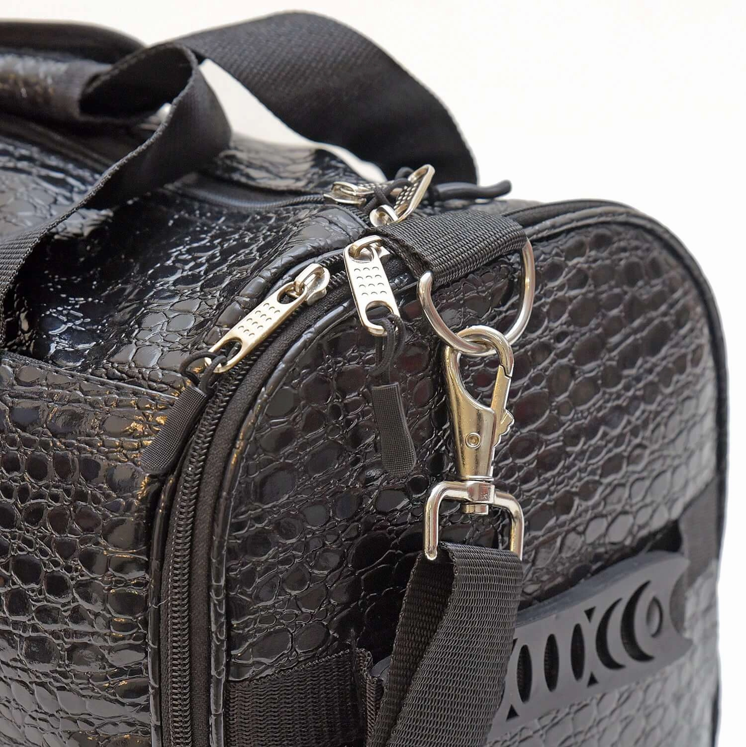 ZORRO DUFFEL CROCODILE  BLACK