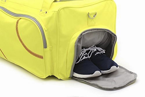 Zumer Sport Duffel, Softball Yellow, One Size